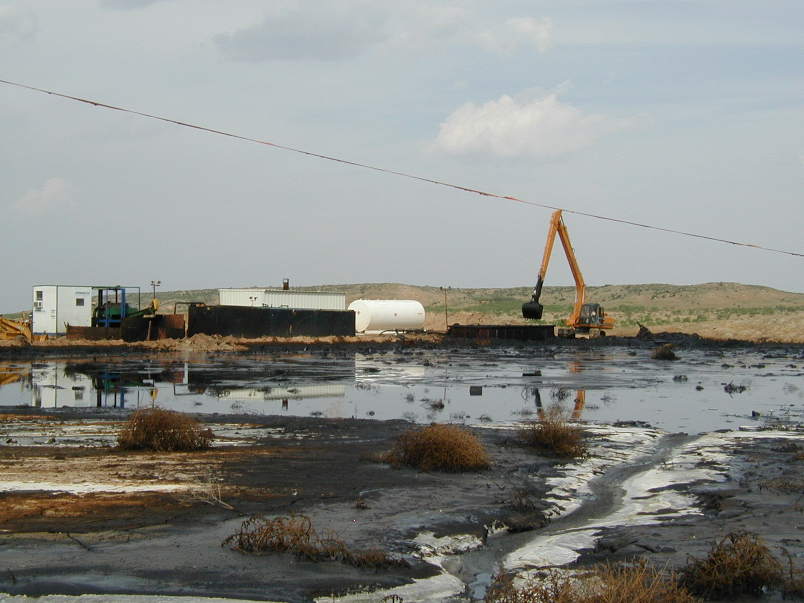 HydroPure heavy oil sludge lagoon processing project