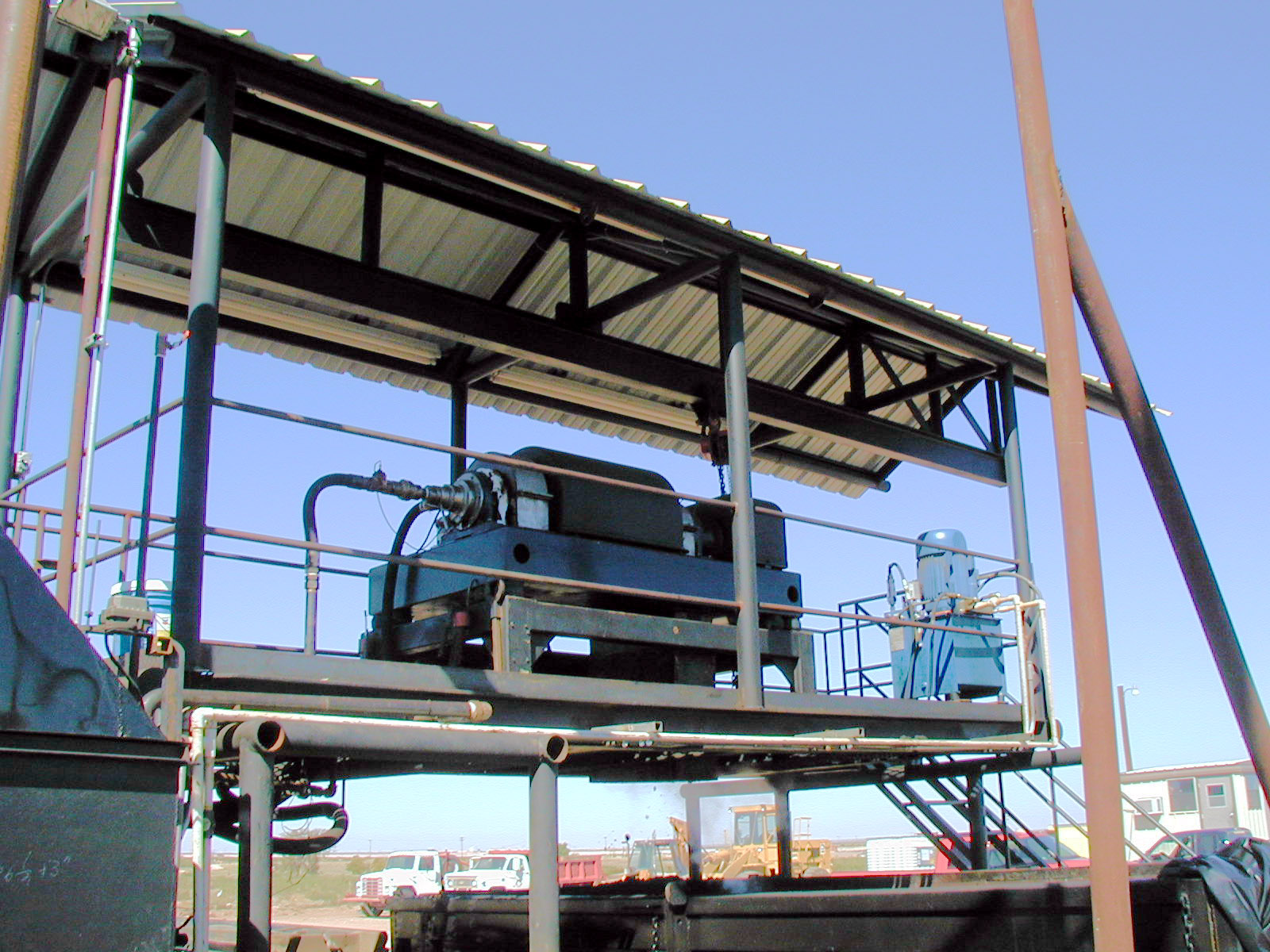 HydroPure sludge treatment equipment installed at a project site